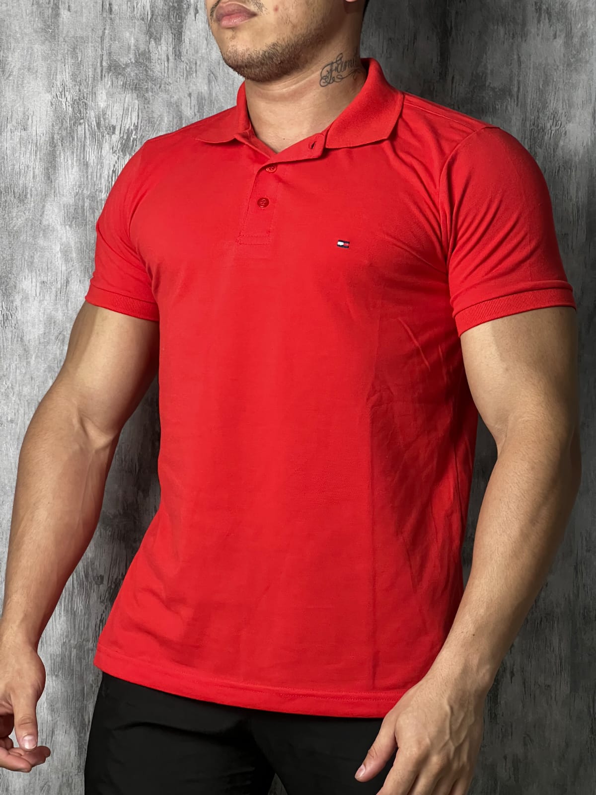 Camiseta Polo Malha Peruana