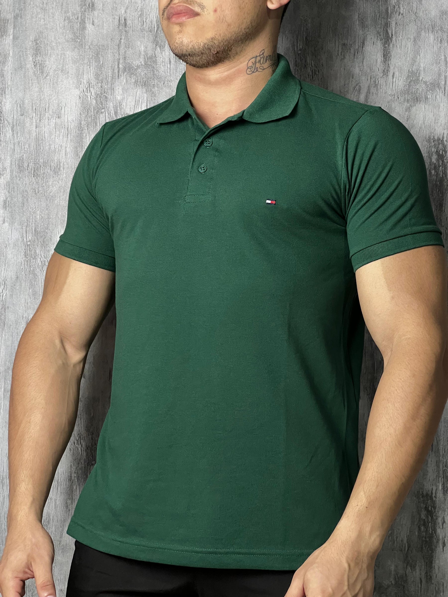 Camiseta Polo Malha Peruana