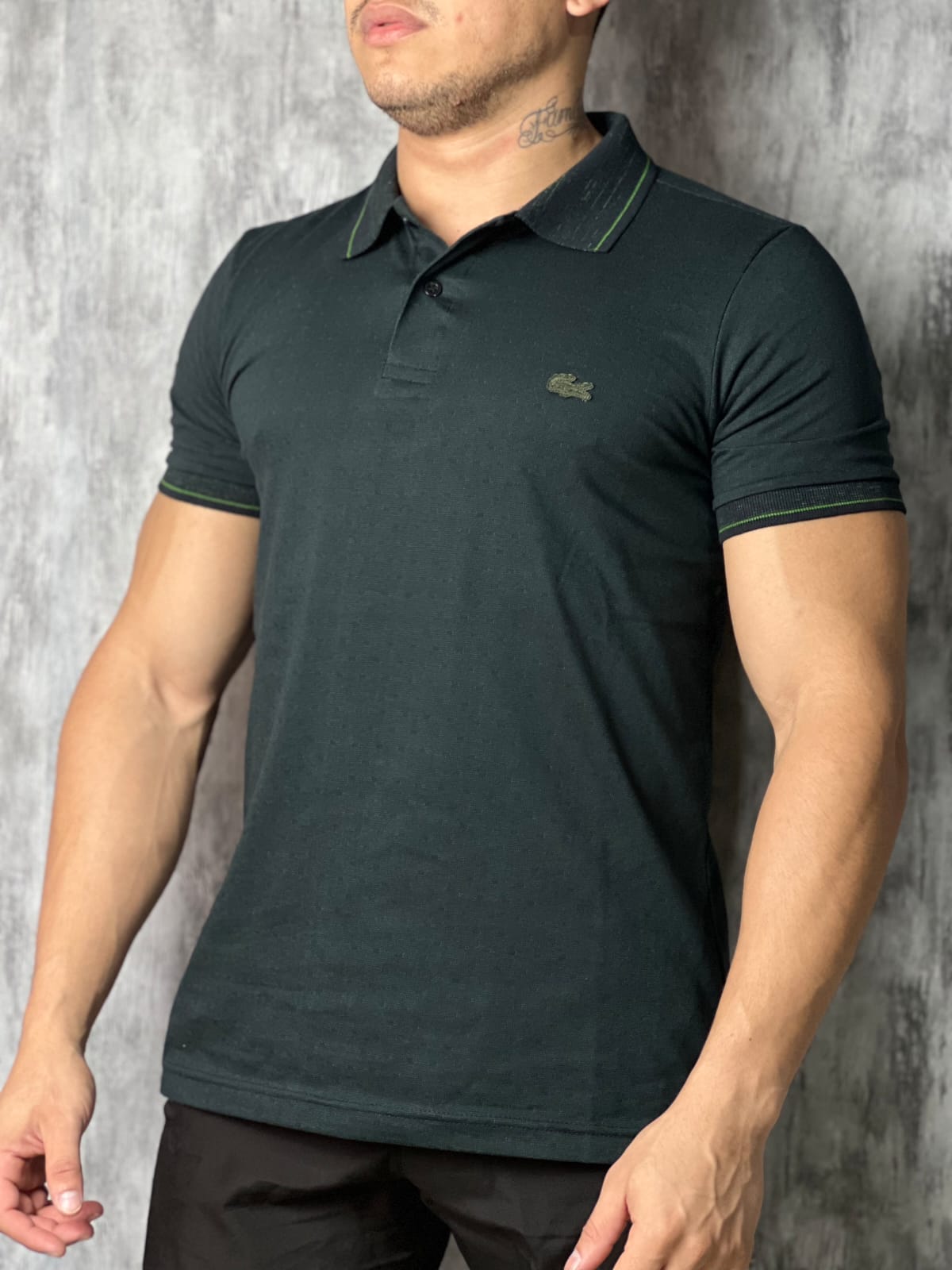 Camiseta Polo Malha Peruana