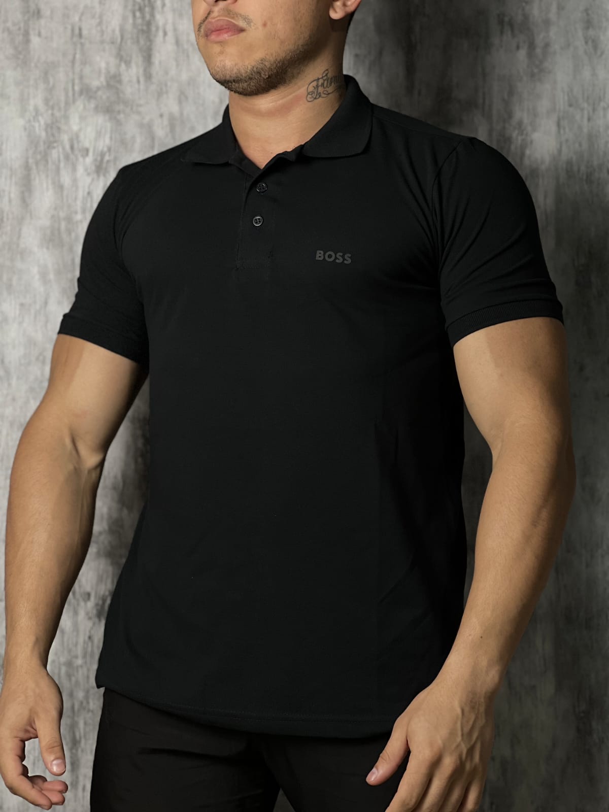 Camiseta Polo Malha Peruana