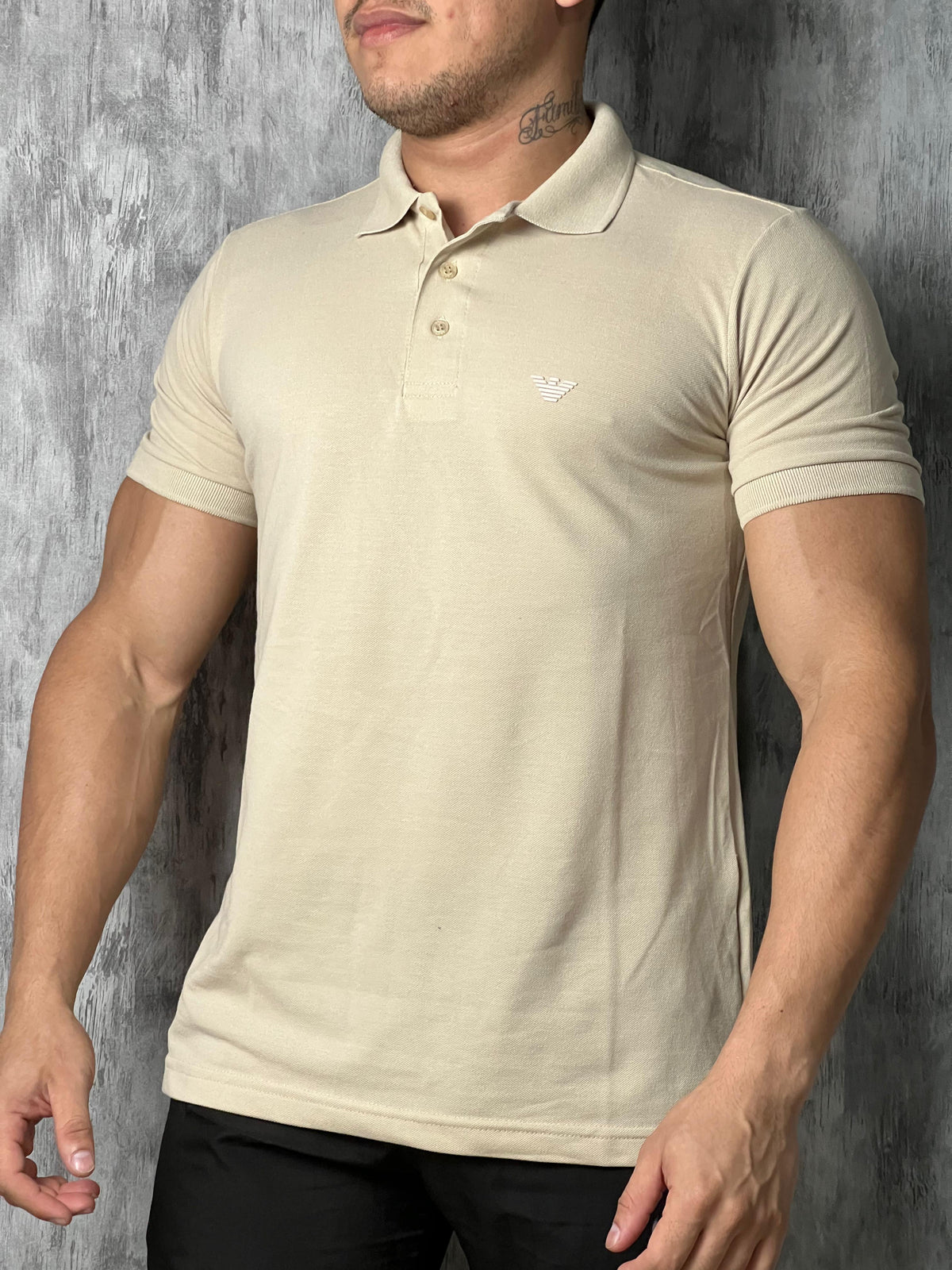 Camiseta Polo Malha Peruana